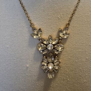J.Crew Rhinestone Statement Neclace